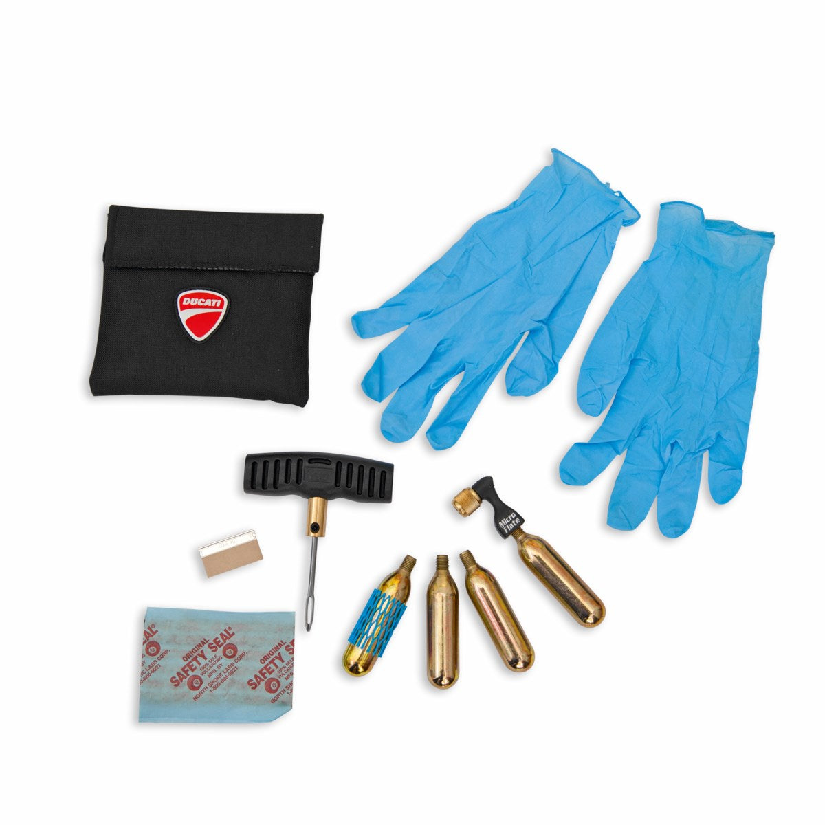 Tyre repair kit. - "AIRDUCATI" TYRE REPAIR KIT - M-Fit