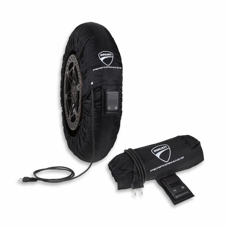 Tyre warmers.