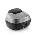 TOP CASE - 37 LTS - GREY WITH BROWN BACKREST - CM333801