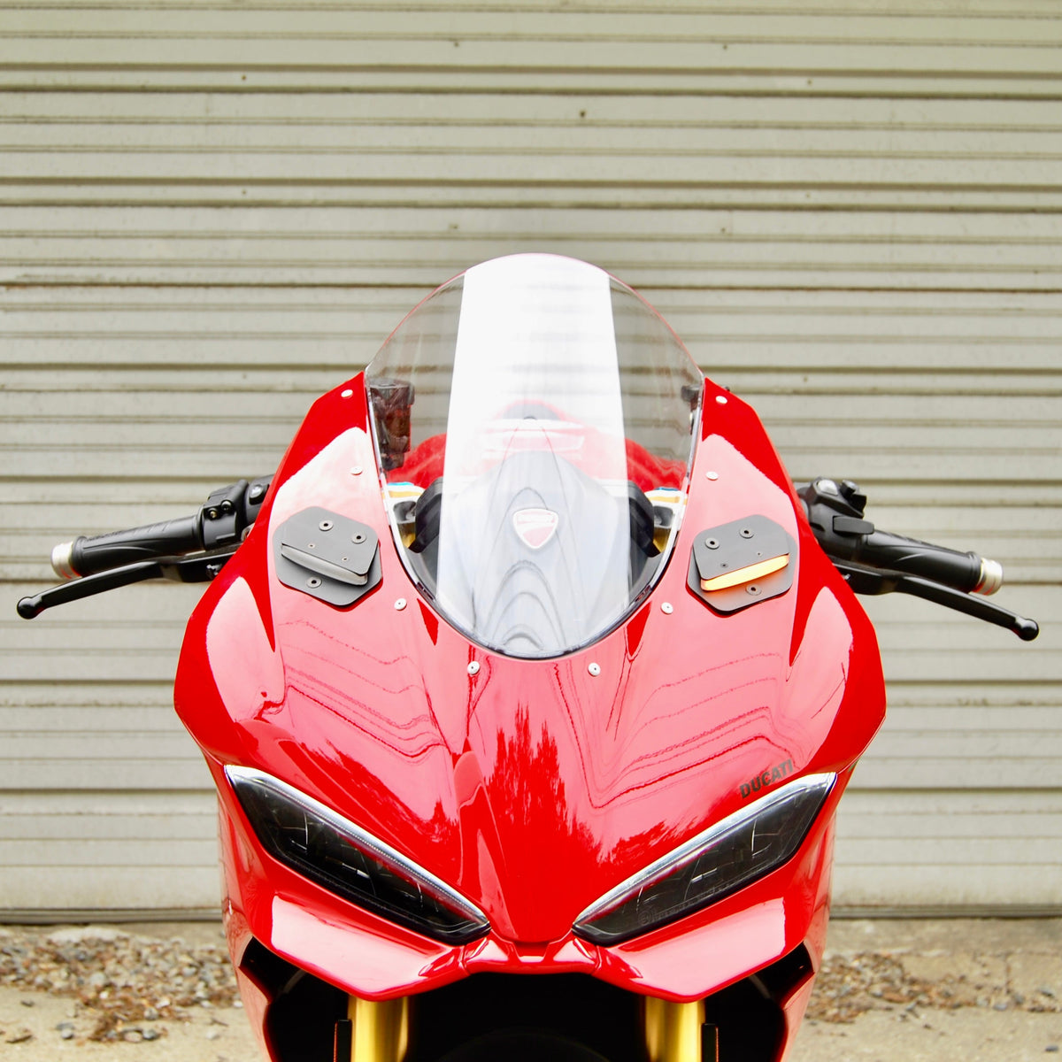 Ducati Panigale V2 Mirror Block Off Turn Signals - V2-MBO-25