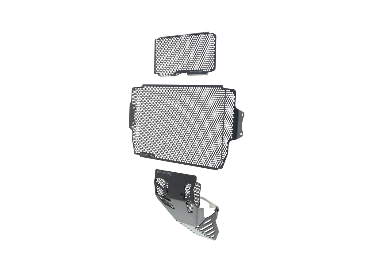 Evotech Ducati Multistrada V2 Radiator + Oil Guard + Engine Guard Set (2022 - 2024) - PRN012480-012481-014575
