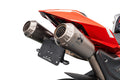 Ducati Panigale V4 Dynamic Tail Tidy (2025+) with Sequential Indicators For Akrapovic Titanium Full Race Exhaust System - PRN016585-020455