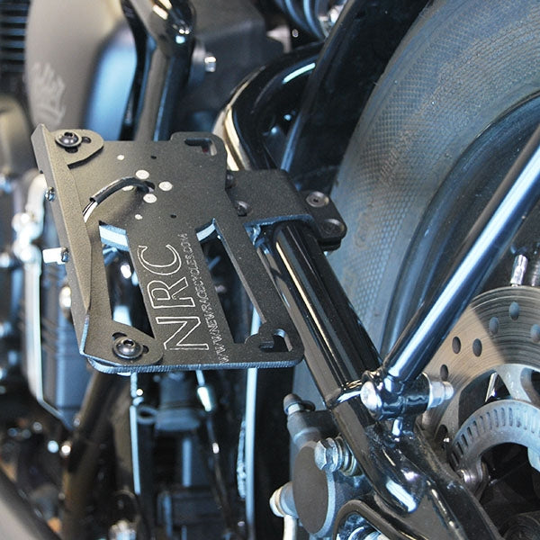 Triumph Bobber Side Mount License Plate (2 Position - BOBBER-SIDE