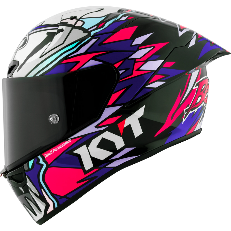 KYT KX-1 Race GP Full-Face Race Replica Motorcycle Helmets - Bastianini 2023 Replica (Glossy)