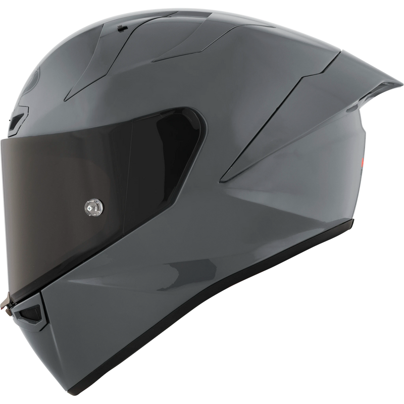 KYT KX-1 Race GP Full-Face Motorcycle Helmets - Plain GRL Grey (Glossy)