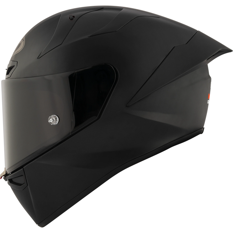 KYT KX-1 Race GP Full-Face Motorcycle Helmets - Plain Black (Matte)