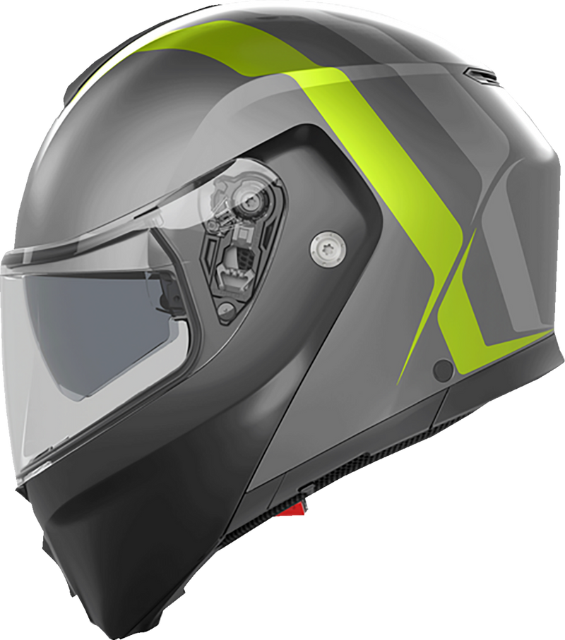 Streetmodular Resia Helmet - Black/Gray/Matte/Yellow Fluo