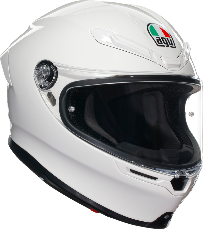 K6 S Solid Helmet - White