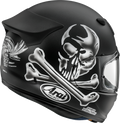 Contour-X Jolly Roger Helmet - Black/White