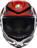 K6 S Reeval Helmet - Gray/Red/White