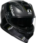 K7 Kyber Helmet - Gray/Matte/Yellow Fluo
