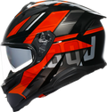 K7 Taurax Helmet - Black/Red