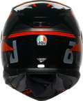 K7 Taurax Helmet - Black/Red
