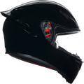 K1 S Solid Helmet - Black