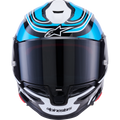 Black + Blue + Fluorescent Pink + Gloss + White
