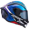 Black + Blue + Fluorescent Pink + Gloss + White