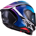 Black + Blue + Fluorescent Pink + Gloss + White