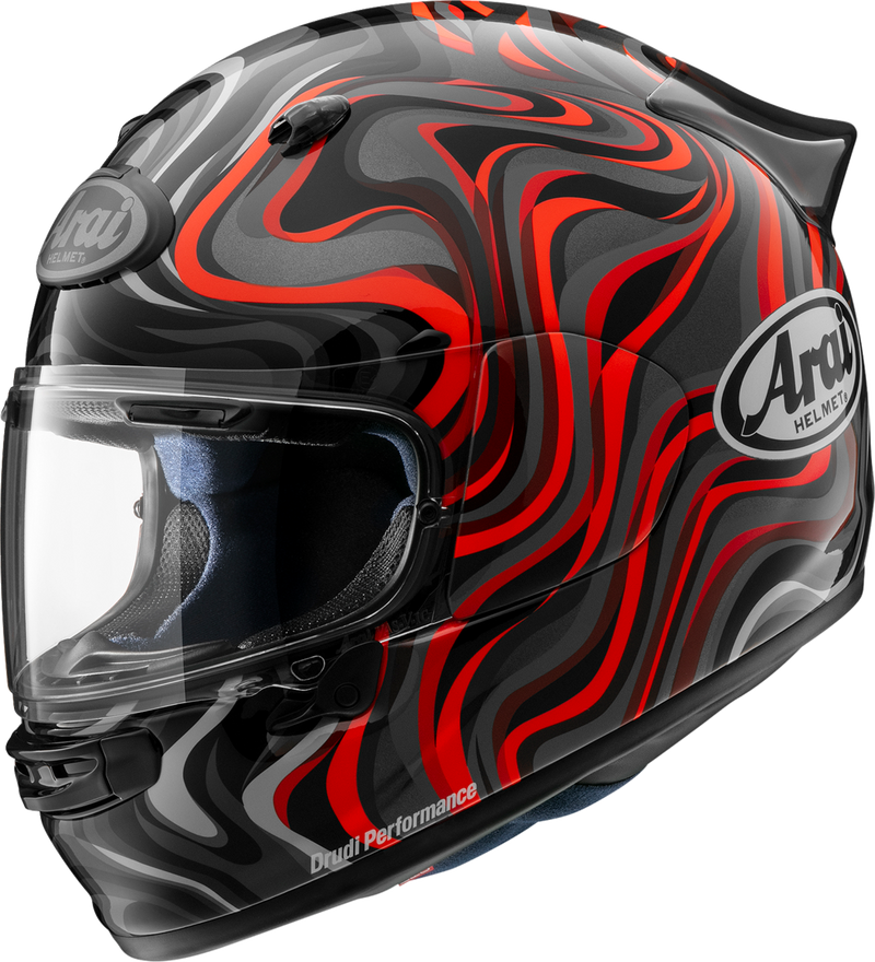 Contour-X Swirl Helmet - Red