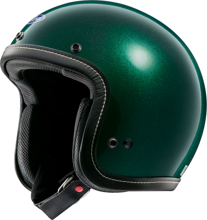 Classic-V Helmet - Green/Metallic