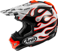 VX-Pro4 Flame Helmet - White