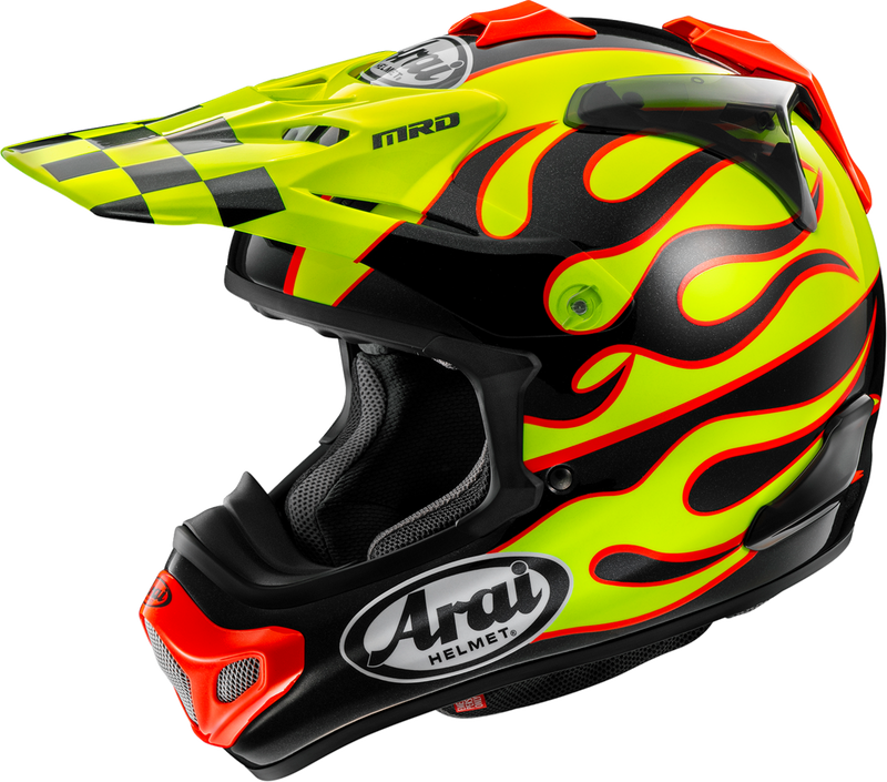 VX-Pro4 Flame Helmet - Yellow
