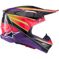 Fluorescent Yellow + Gloss + Pink + Purple