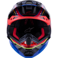 Blue + Fluorescent Yellow + Gloss + Red