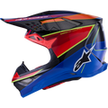 Blue + Fluorescent Yellow + Gloss + Red