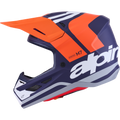 Blue + Matte + Orange + White