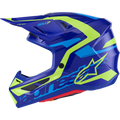 Blue + Fluorescent Yellow + Gloss