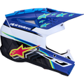 Black + Blue + Fluorescent Yellow + White
