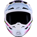 Fluorescent Yellow + Gloss + Pink + Purple + White