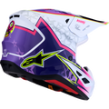 Fluorescent Yellow + Gloss + Pink + Purple + White