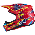 Blue + Fluorescent Yellow + Gloss + Red