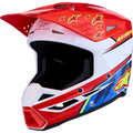 Blue + Fluorescent Yellow + Gloss + Red + White