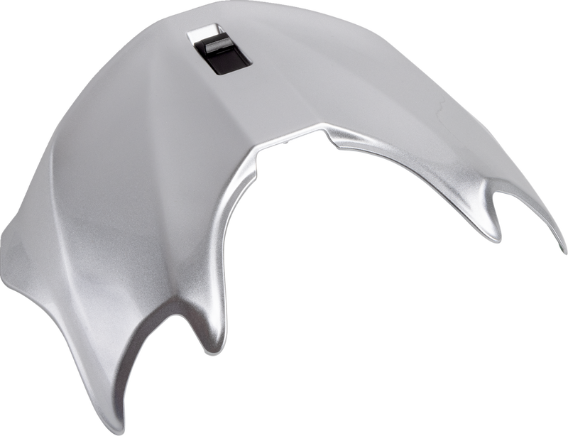 XD-5 Helmet Spoiler - Aluminum Silver