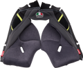 Pista GP RR Helmet Cheek Pads - Gray/Yellow