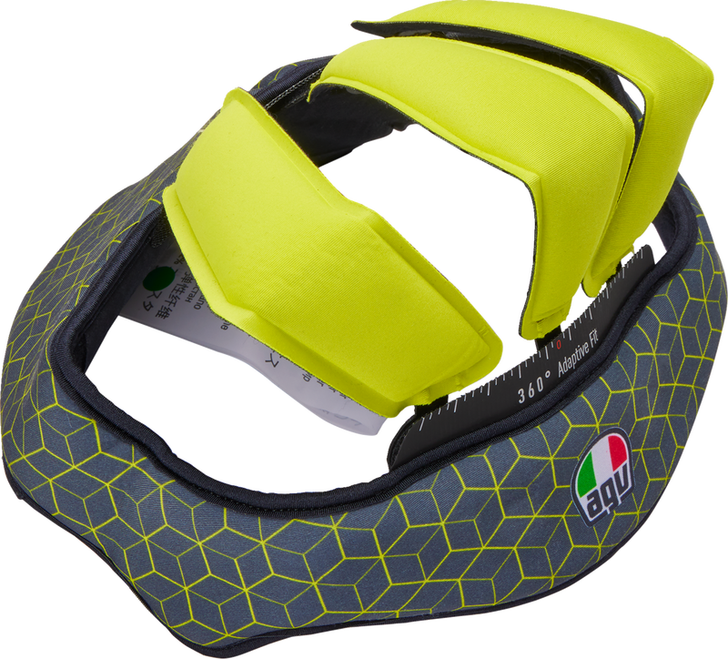 Pista GP RR Helmet Liner - Gray/Yellow