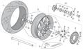 Rear wheel spacer