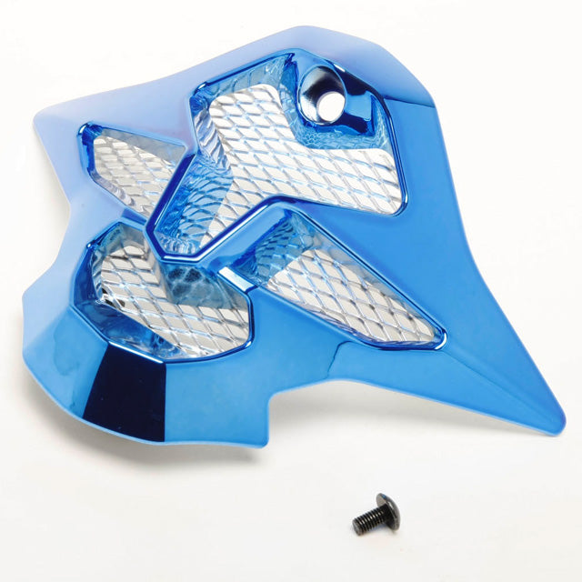 SHOEI VFX-W MOUTHPIECE CHROME BLUE