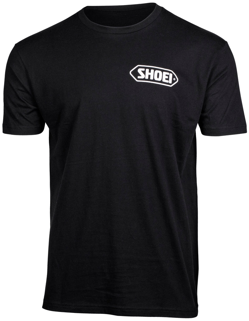 SHOEI SHOEI TEE 2 SIDE BLK/WHT BLACK