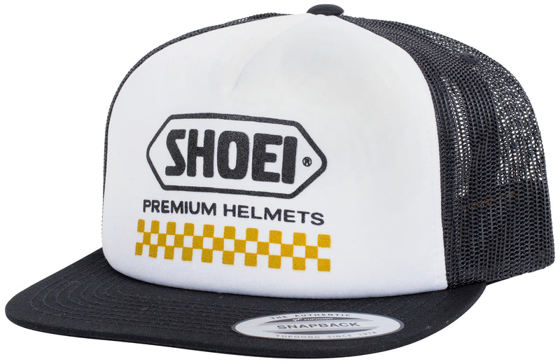 SHOEI SHOEI TRUCKER HAT BK/WH/GD BLACK