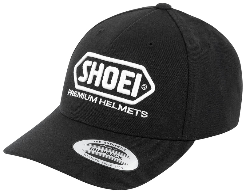 SHOEI SHOEI CORP CURVED BILL BK/WH BLACK