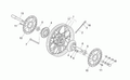 Front wheel spindle