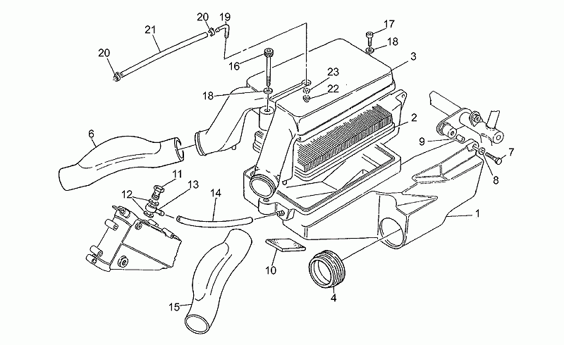 RH Intake connector