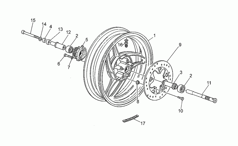 Rear wheel