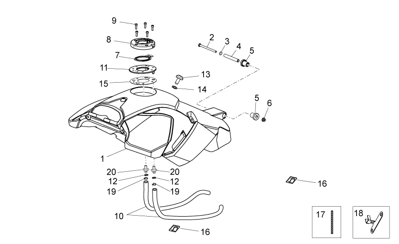 Fuel tank gasket