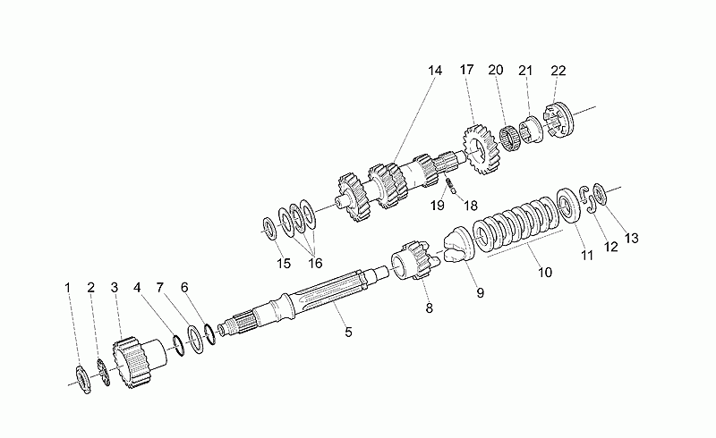 Idle gear Z=17