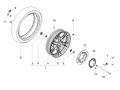 Rear tyre 130/80-17 Dunlop