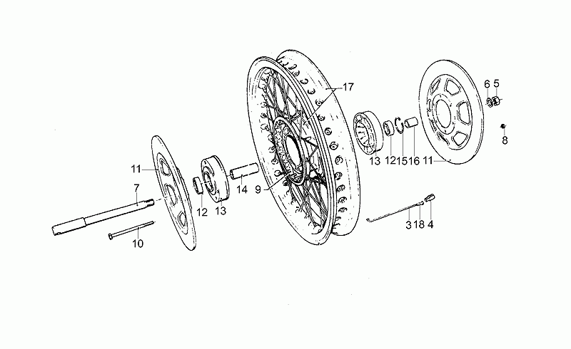 Front brake disc